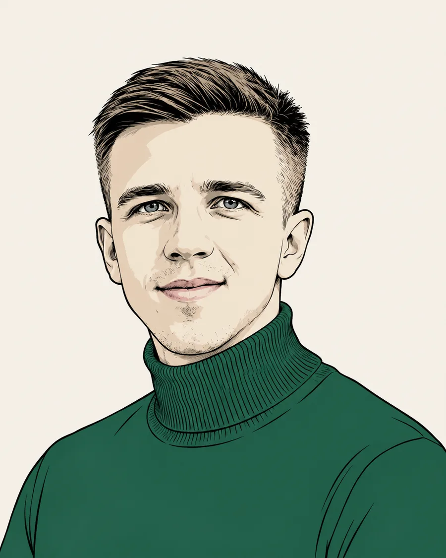 Seweryn, portret rysunkowy